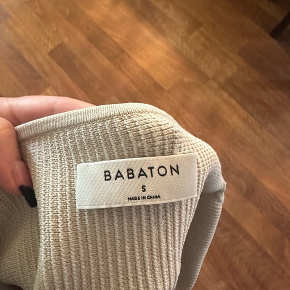 Babaton Aritzia Sculpt Knit Cream Tank - Picture 5 of 5